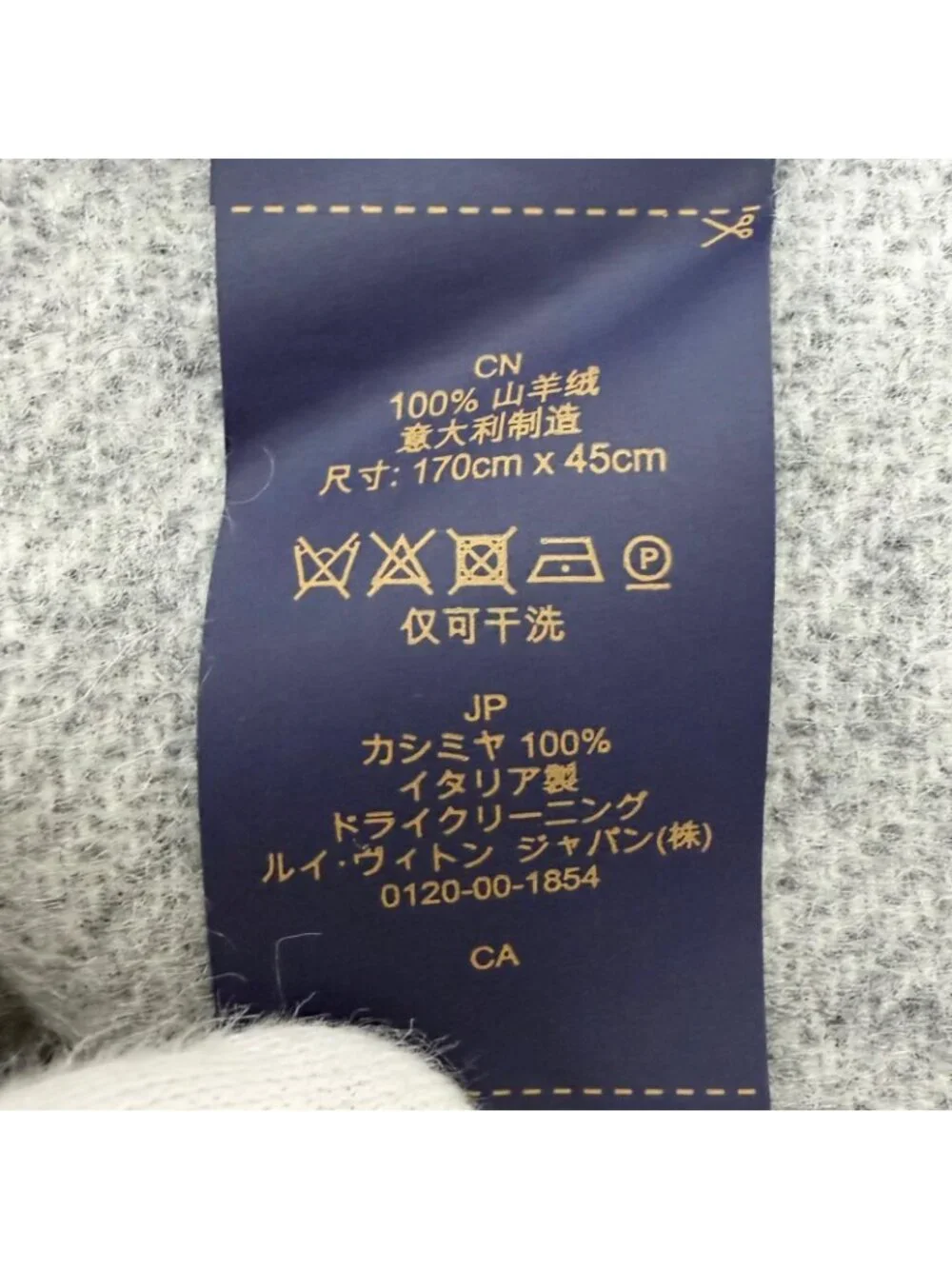 Louis Vuitton Echarpe Reykjavik Cashmere Scarf Black